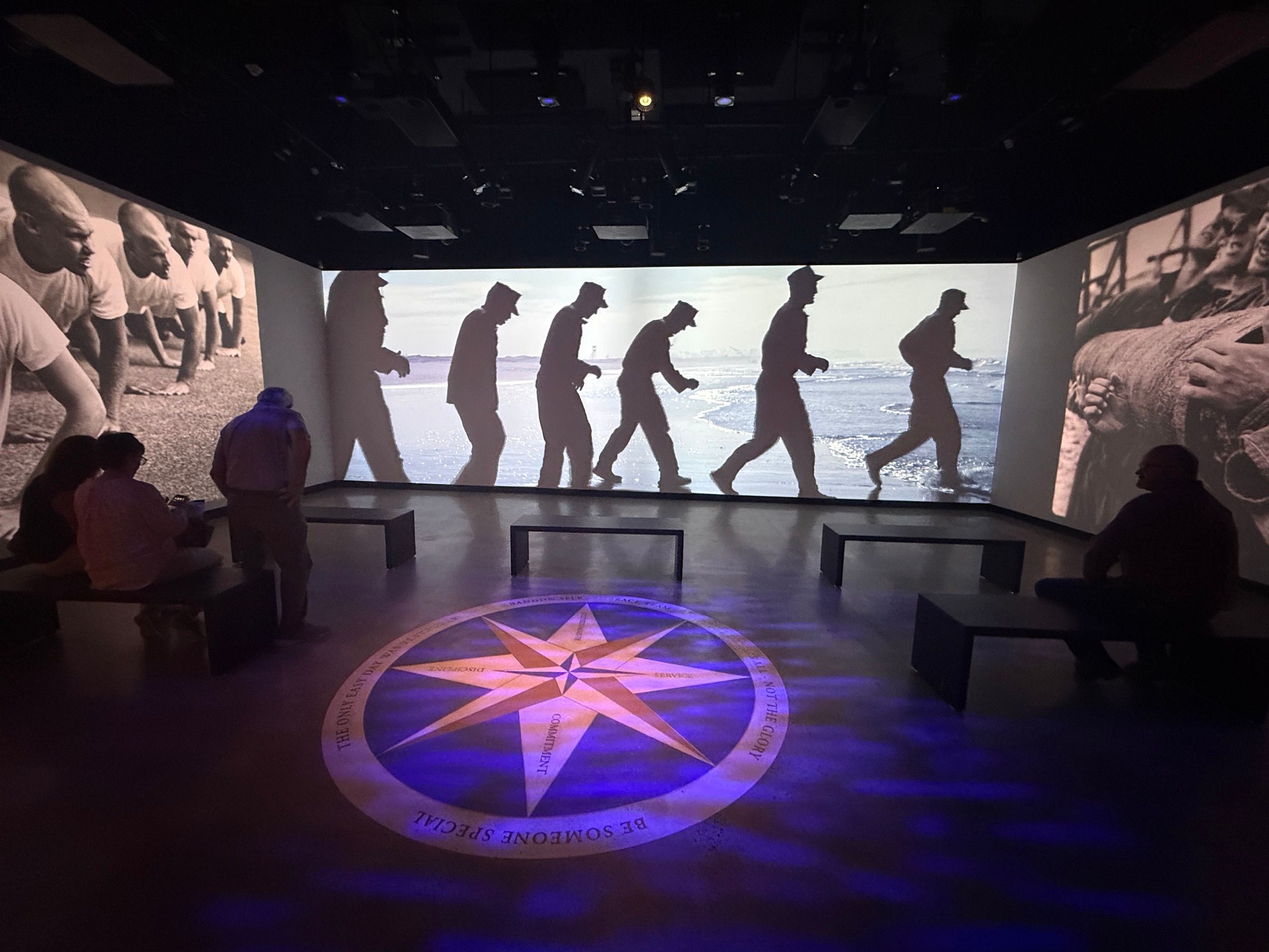 270-degree immersive theater at the NSM Showcase, San Diego